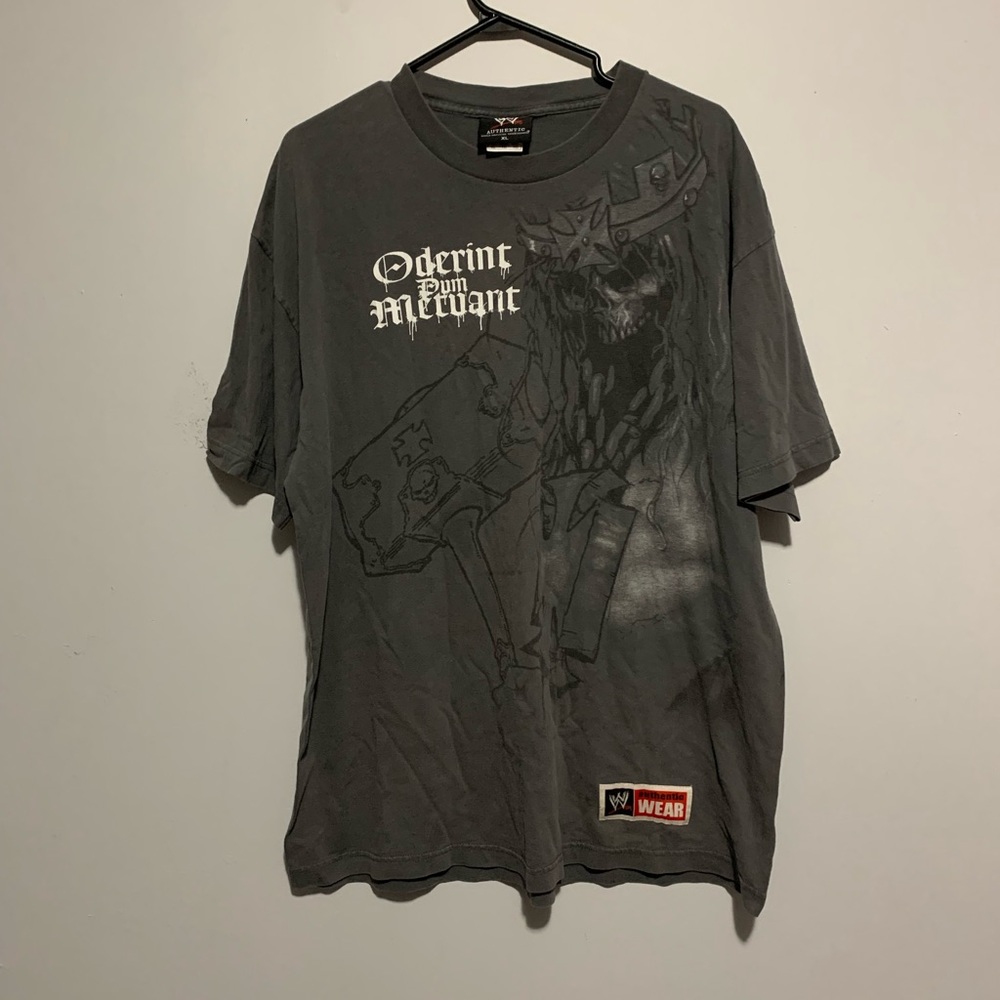 Vintage Triple H Skulls all over print shirt